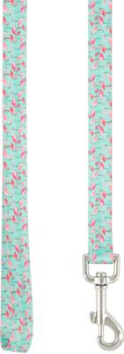 Show full view: Frisco Fashion Polyester Dog Leash, Flamingo Gardens, Medium: 6-ft long, 3/4-in wide slide 3 of 5