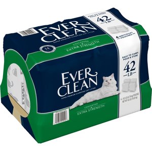 Ever clean extra strength cat outlet litter unscented 42 pound bag