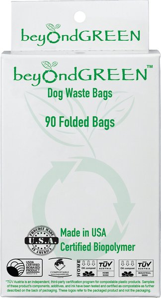 beyondGREEN Compostable Dog Waste Bag Refill Rolls, 90 count slide 1 of 6