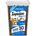 Temptations MixUps Surfers' Delight Flavor Soft & Crunchy Cat Treats, 30-oz tub