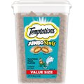Temptations Jumbo Stuff Tempting Tuna Flavor Soft & Crunchy Cat Treats, 14-oz tub