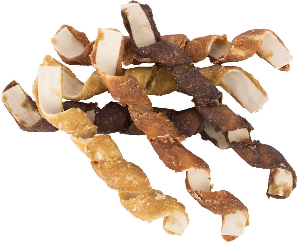 DREAMBONE Spirals Variety Pack Chews Dog Treats, 32 count