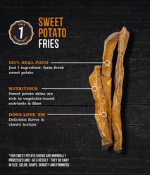 Wholesome Pride Pet Treats Sweet Potato Fries All-Natural Single Ingredient Dog Treats, 8-oz bag slide 2 of 9