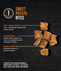 Wholesome Pride Pet Treats Sweet Potato Mini Bites Dehydrated Dog Treats, 8-oz slide 2 of 9