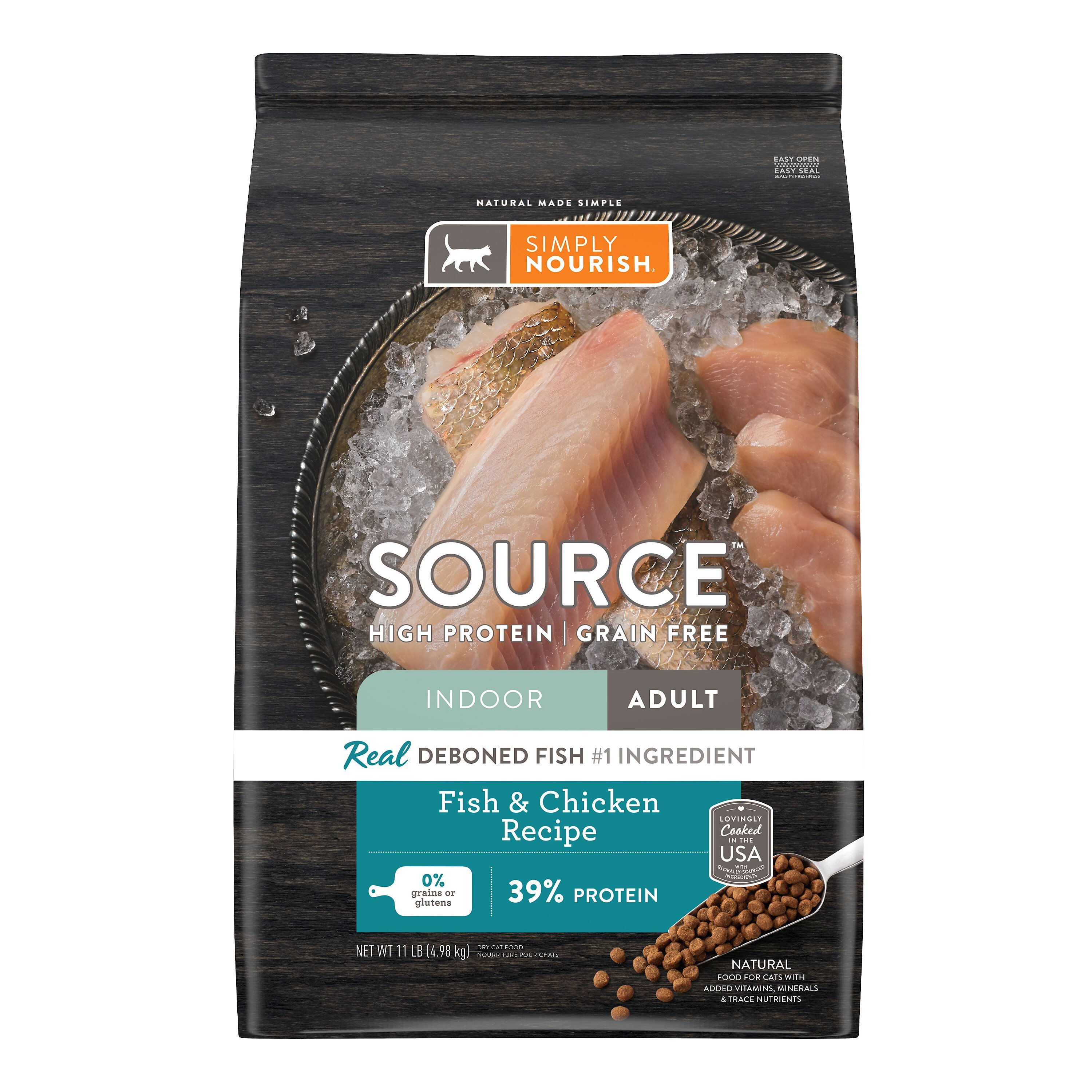 SIMPLY NOURISH Source Fish Chicken Recipe High Protein Grain