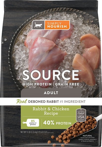 SIMPLY NOURISH Source Rabbit Chicken Recipe High Protein Grain