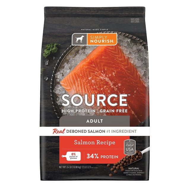 simply nourish salmon dog food