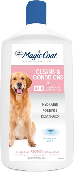 Four Paws Magic Coat 2-in-1 Dog Shampoo & Conditioner, 32-oz slide 1 of 9