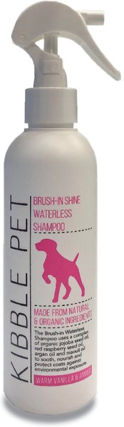 Kibble Pet Brush-In Shine Warm Vanilla & Amber Waterless Dog Shampoo, 7.1-oz bottle slide 1 of 2
