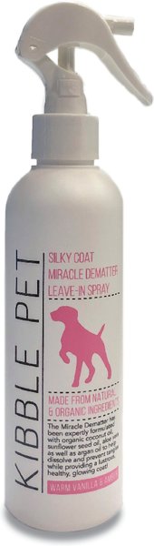 Kibble Pet Silky Coat Miracle Dematter Warm Vanilla & Amber Leave- In Dog Spray, 7.1-oz bottle slide 1 of 2