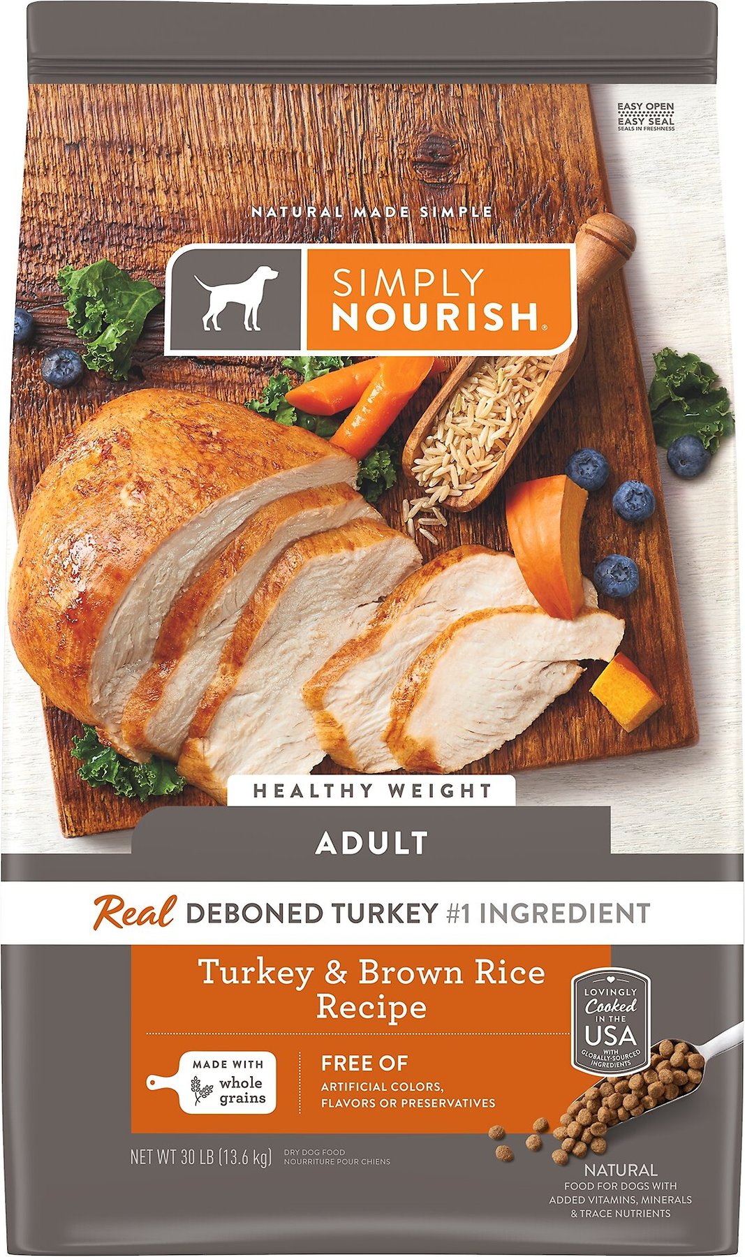 Simply Nourish Limited Ingredient Dry Dog Food Chicken & Brown Rice (40 lb)