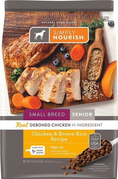 Simply nourish 2025 senior dog food