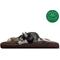 Show in main carousel: FurHaven Ultra Plush Deluxe Cooling Gel Pillow Dog Bed with Removable Cover, Chocolate, Jumbo slide 5 of 11