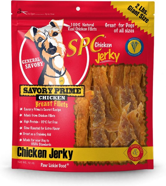Savory Prime Chicken Jerky Dog Treats, 2-lb bag slide 1 of 2