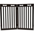 Arf Pets Free-Standing Walk-Through Wood Dog & Cat Gate Extension Kit, 2 count