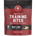 Bones & Chews All-Natural Beef Lung Training Bites Dehydrated Dog Treats, 12-oz bag