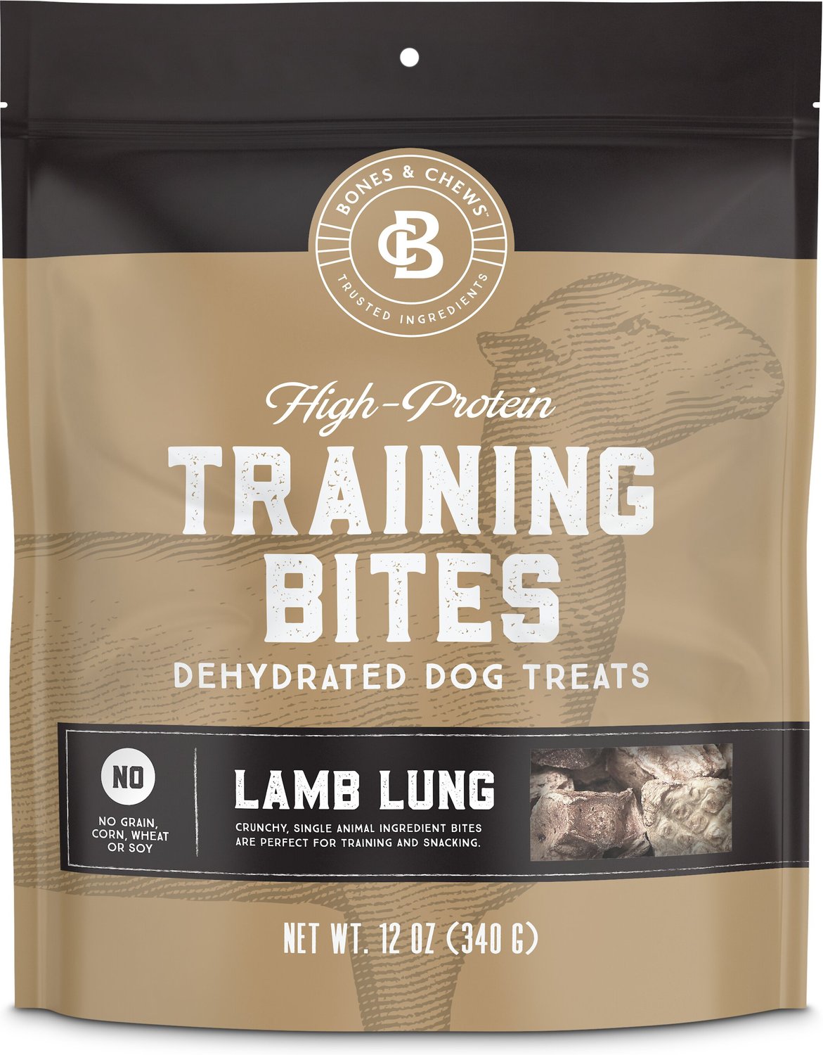 Tylee's Air-Dried Bites, Single Ingredient Lamb Lung Treats