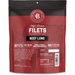 BONES & CHEWS All-Natural Beef Lung Filets Dehydrated Dog Treats, 12-oz bag - Chewy.com