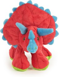 GoDog Red Dinos Frills Chew Guard Squeaky Plush Dog Toy, Large slide 2 of 6