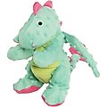 GoDog Dragons Chew Guard Squeaky Plush Dog Toy, Seaform, Large