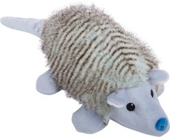 GoDog Fairy Armadillo Chew Guard Squeaky Plush Dog Toy, Blue, Large