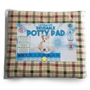 Lennypads Ultra Absorbent Washable Dog Pee Pads, Tan Plaid, X-Large Long: 24 x 36-in, Unscented