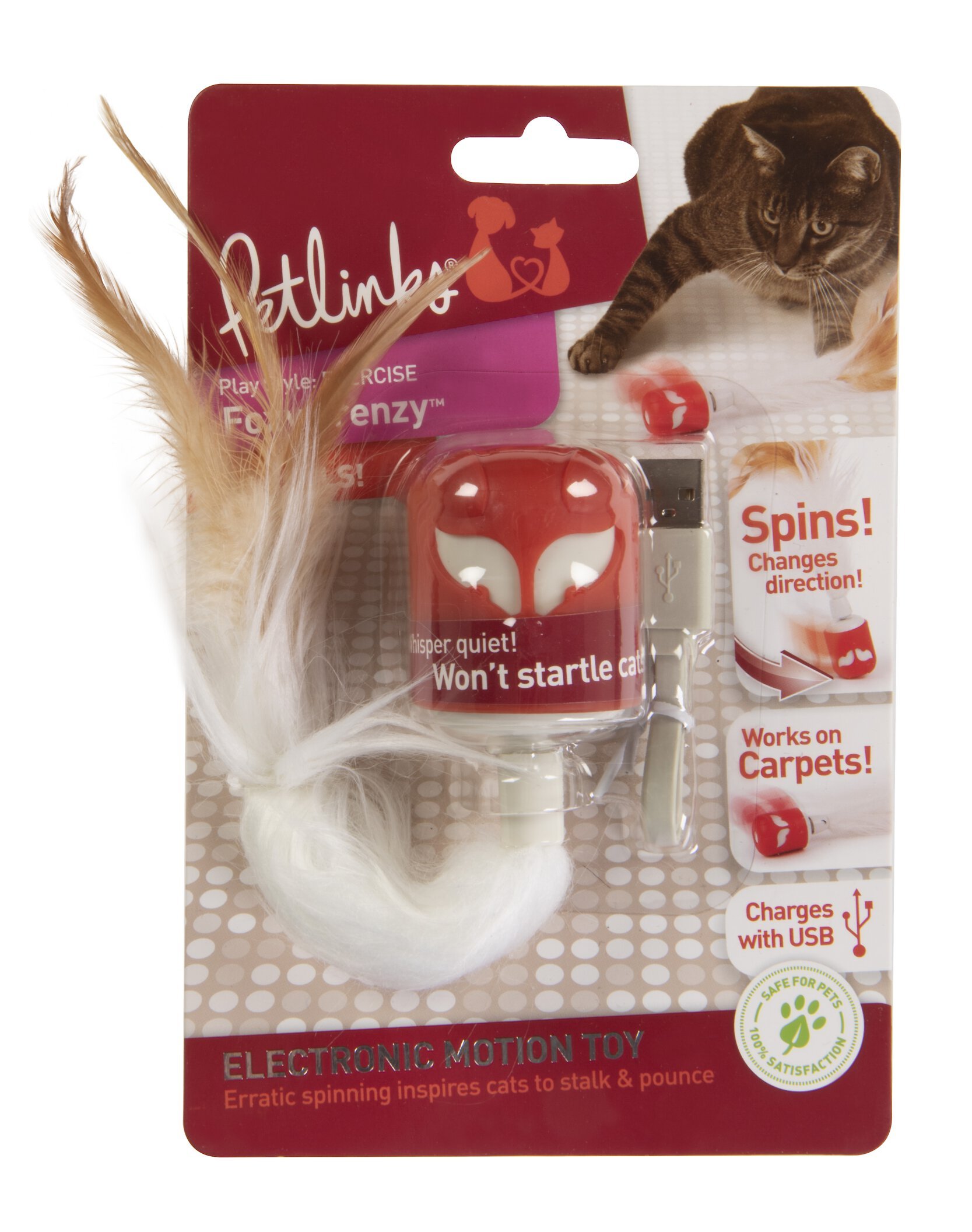 Foxy Frenzy Electronic Cat Toy