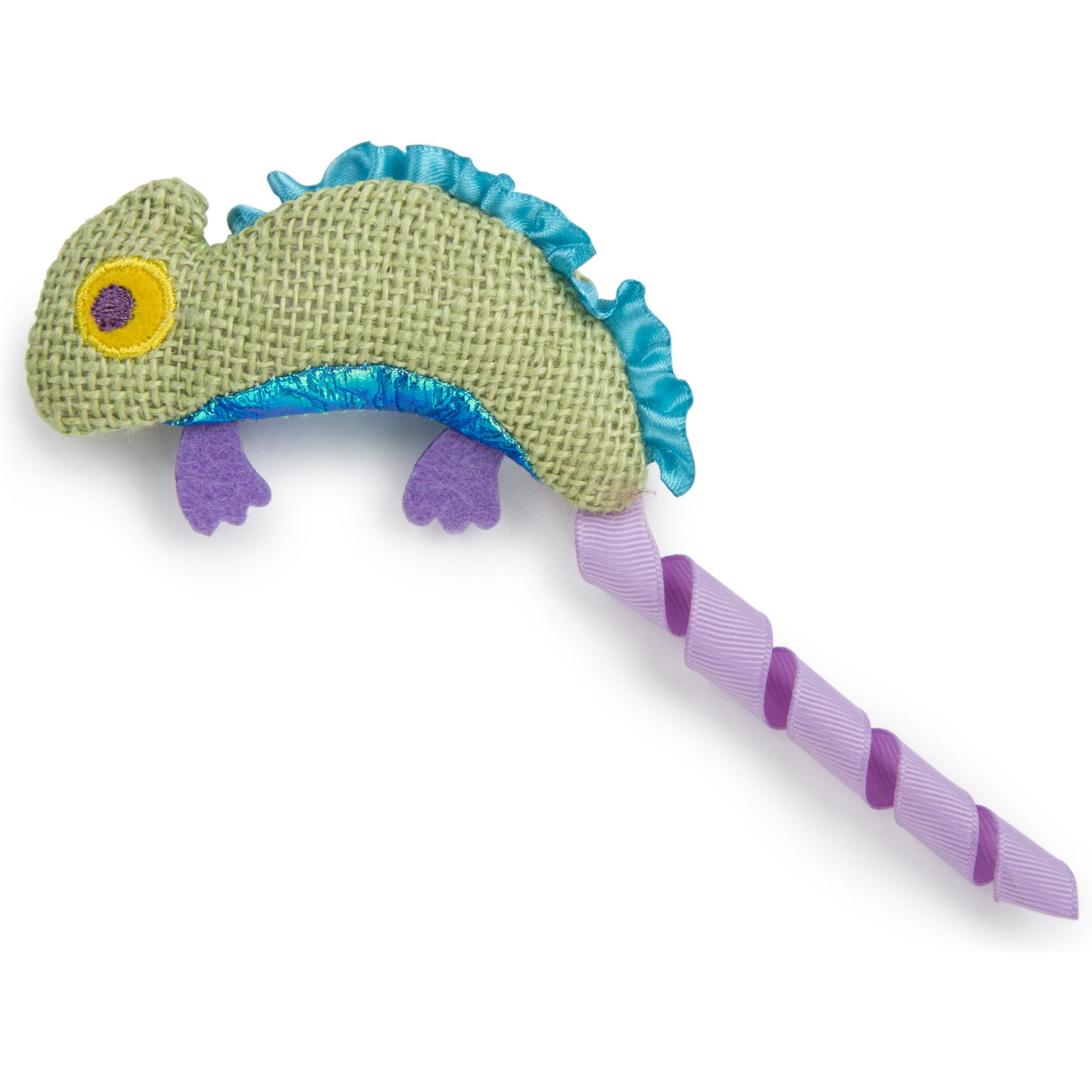 Discontinued PETLINKS HyperNip Safari Crinkle Chameleon Cat Toy with Catnip Chewy