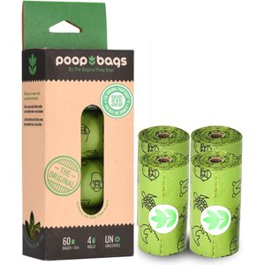 Bags on Board Dog Poop Bags | Strong, Leak Proof Dog Waste Bags | 9 X14 Inches, 600 Blue Bags