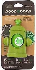 The Original Poop Bags USDA Biobased Hydrant Dispenser, Green, Large, 15 count slide 1 of 5