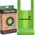 The Original Poop Bags Handle Tie USDA Biobased Waste Bags, Green, Large, 120 count