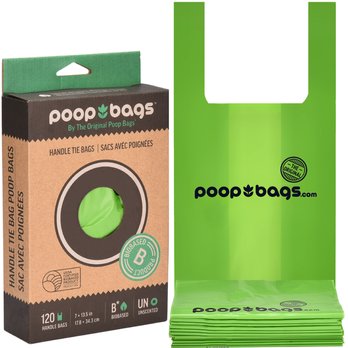 The Original Poop Bags Handle Tie USDA Biobased Waste Bags
