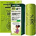 The Original Poop Bags USDA Biobased Bulk Roll, Green, Large, 300 count