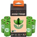 The Original Poop Bags Orange Scented USDA Biobased Rolls, Green, Large, 120 count