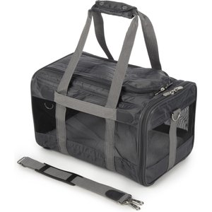 Sherpa Original Deluxe Airline-Approved Dog & Cat Carrier Bag, Charcoal, Medium