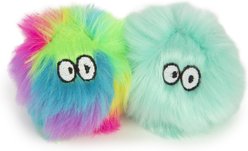 SmartyKat Fuzzy Friends Plush Ball Cat Toys, 2 count