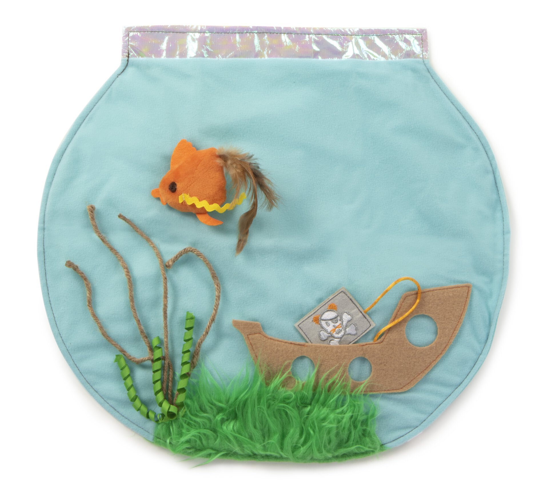 smartykat-fishy-fun-crinkle-catnip-cat-mat-toy-customer-questions