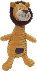 Charming Pet Squeakin' Squiggles Lion Squeaky Plush Dog Toy