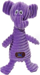 Charming Pet Squeakin' Squiggles Elephant Squeaky Plush Dog Toy