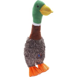Charming Pet Headbangerz Duck Squeaky Plush Dog Toy
