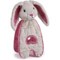 Charming Pet Cuddle Tugs Bunny Squeaky Plush Dog Toy