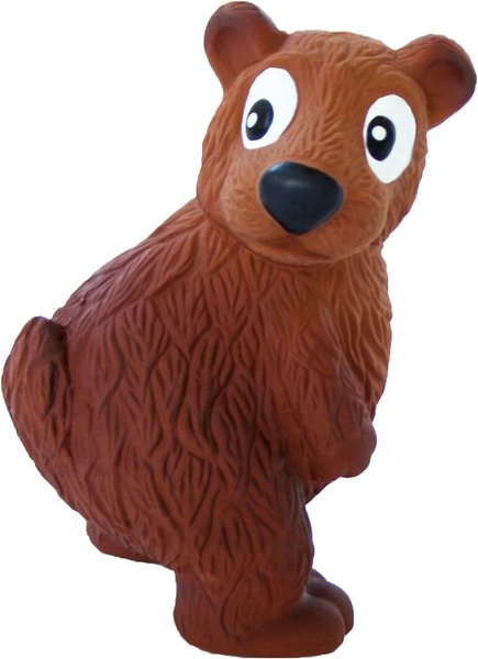 Outward Hound Tootiez Squeaky Stuffing-Free Plush Dog Toy, Bear slide 1 of 6