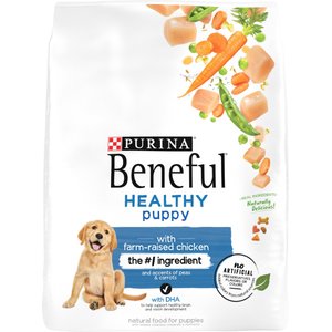 Purina Beneful Healthy Puppy With Farm Raised Chicken High Protein Dry Dog Food, 14-lb bag