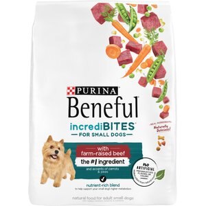 Purina Beneful IncrediBites with Farm-Raised Beef Small Breed Dry Dog Food, 14-lb bag