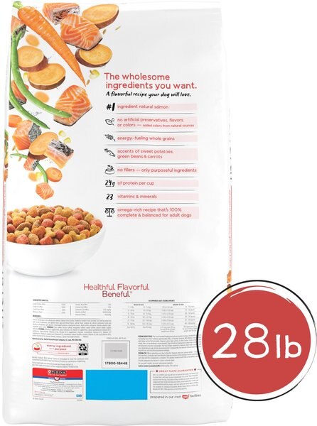 Show full view: Purina Beneful Originals with Natural Salmon Dry Dog Food, 28-lb bag slide 2 of 12