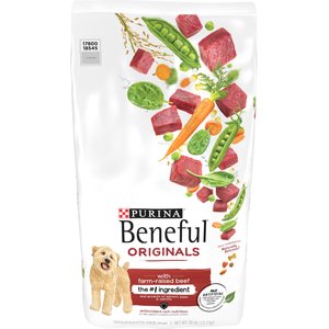 Purina Beneful Originals with Farm-Raised Beef Real Meat Dog Food, 28-lb bag