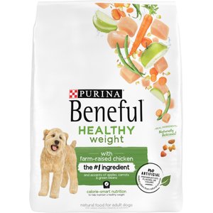 Purina Beneful Healthy Weight with Farm-Raised Chicken Dry Dog Food, 28-lb bag