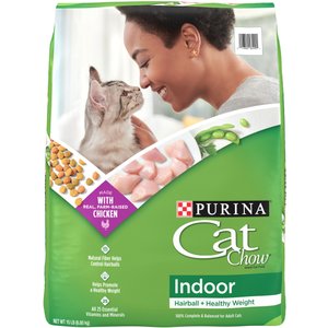 CAT CHOW Indoor Hairball Healthy Weight Dry Cat Food 15 lb bag