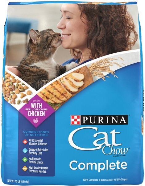 Cat Chow Complete Dry Cat Food, 15-lb bag slide 1 of 10