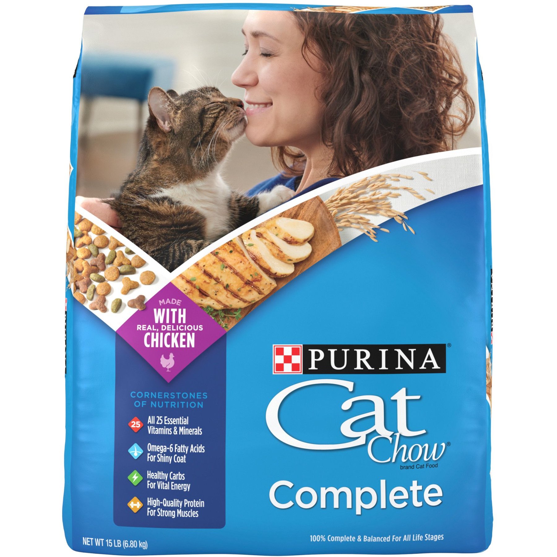 CAT CHOW Complete with Chicken Vitamins Dry Cat Food 15 lb bag